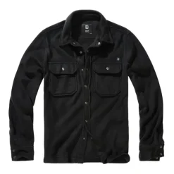 Chemise polaire homme Jeff ® noire - Manches longues*Brandit Sale