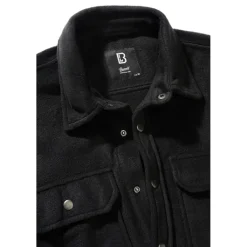 Chemise polaire homme Jeff ® noire - Manches longues*Brandit Sale