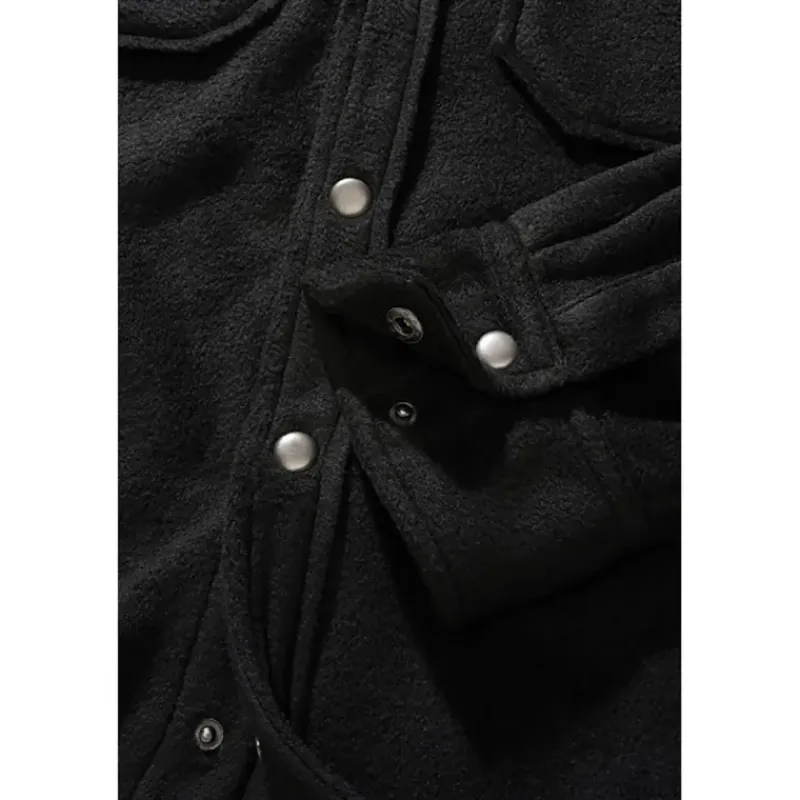 Chemise polaire homme Jeff ® noire - Manches longues*Brandit Sale