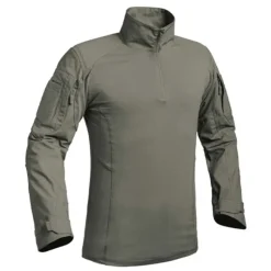 Chemise Ubas Fighter col montant zip coton polyester kaki M à 3XL*A10 Equipment Online