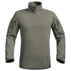 Chemise Ubas Fighter col montant zip coton polyester kaki M à 3XL*A10 Equipment Online