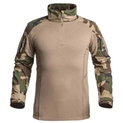 Chemise Ubas Fighter col montant zip coton polyester camo M à 3XL*A10 Equipment