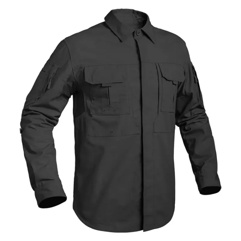 Chemise Ubas Fighter multipoches coton polyester noir M à 3XL*A10 Equipment Discount