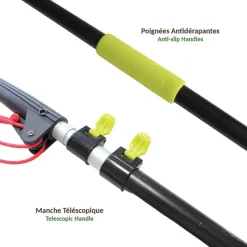 Échenilloir téléscopique Strong&Easy - Coupe branches jusqu'à 4,25 m* Discount