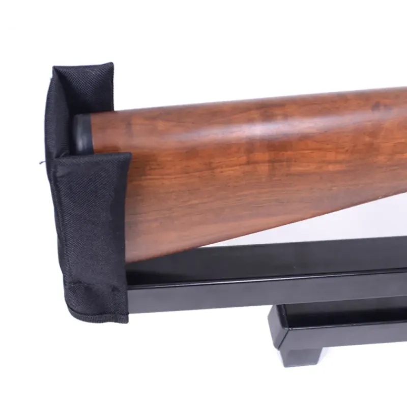 Chevalet de tir anti dérapant réglage nettoyage métal noir 60x30cm* New