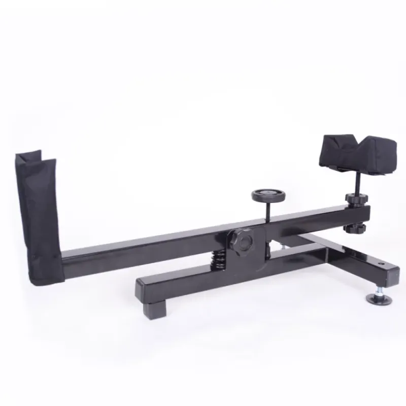 Chevalet de tir anti dérapant réglage nettoyage métal noir 60x30cm* New