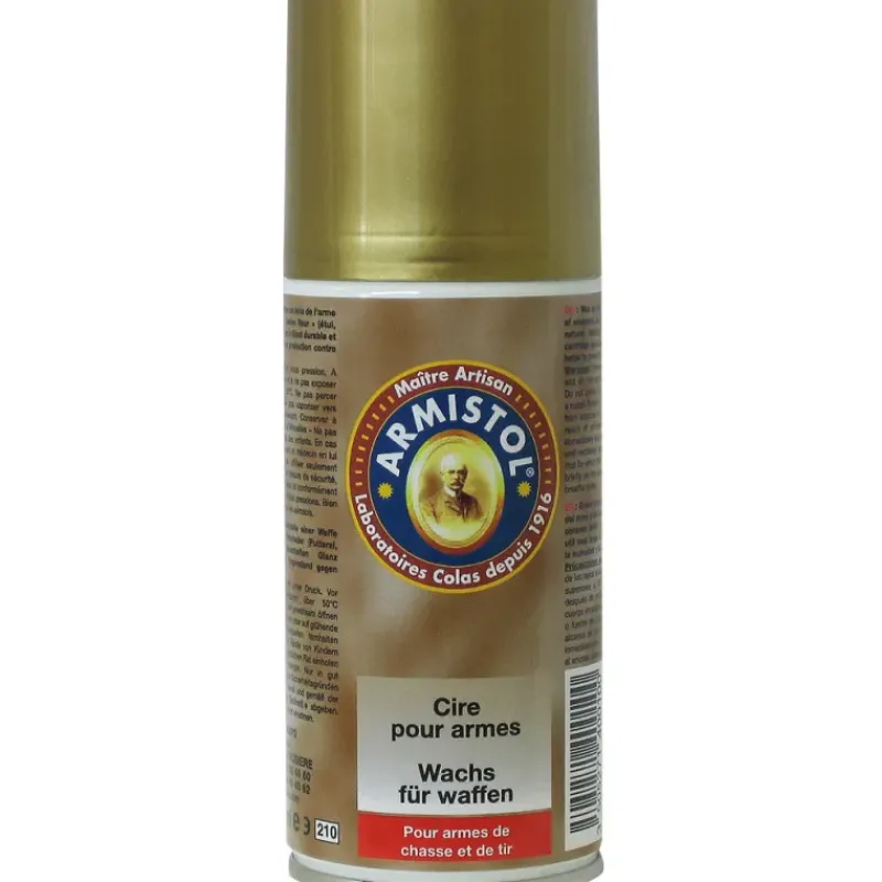 Cire pour armes aérosol brillant durable contre humidité 150 mL*Armistol Outlet