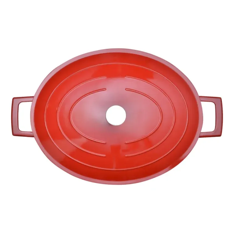 Cocotte en fonte aluminium ovale rouge 4 L*Pradel France Sale