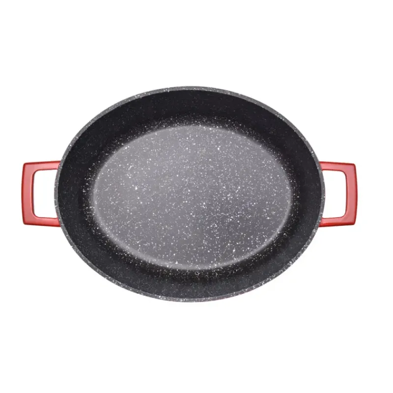 Cocotte en fonte aluminium ovale rouge 4 L*Pradel France Sale