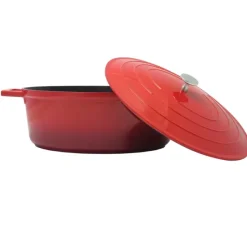 Cocotte ovale fonte alu 32x25cm 6,6L tous feux nuage*