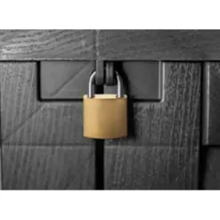 Coffre de jardin avec 2 portes verrouillable 117 x 74 x 110 cm* Best