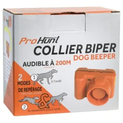 Collier de dressage Beeper orange – 2 modes*PROHUNT Outlet