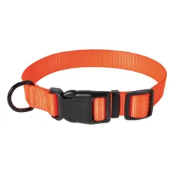 Collier polyester orange réglable 45 cm*Stepland Best