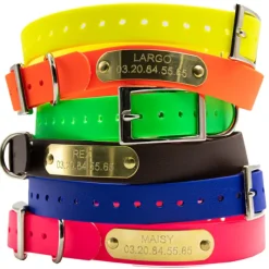 Colliers à graver sur plaque BETA 60X2,5 cm 6 couleurs Ajustable* Clearance