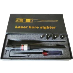 Collimateur laser universel 5 adapatateurs alu noir mat L155 mm*