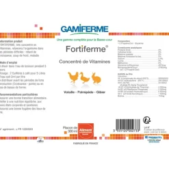 Complément alimentaire Fortiferme volaille et gibier 300ml*Gamiferme Best