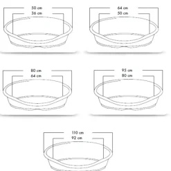 Corbeille pour chien en plastique 50x38x22 cm* Clearance
