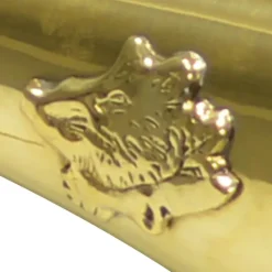 Corne d'appel en laiton, décor sanglier* Online