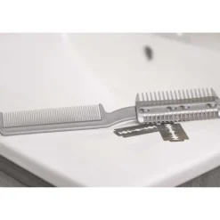 Coupe-cheveux peigne 2 lames rasoir coiffure homme femme* New