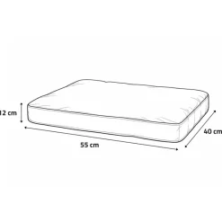 Coussin chien Hunter 55 x 40 x 12 cm.*