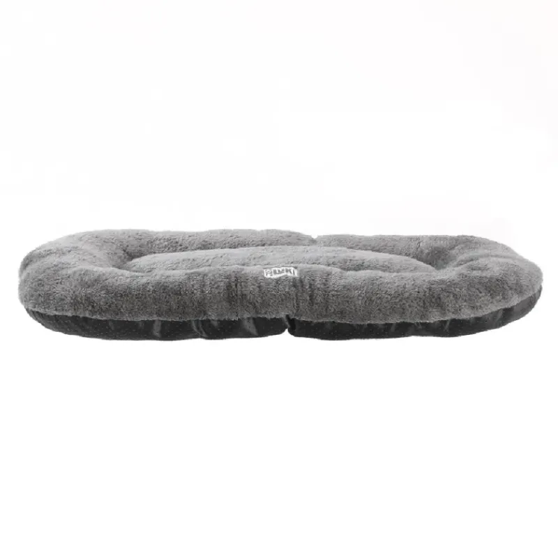 Coussin ovale gris antidérapant pour chien - 60x40x6cm* New