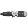 Couteau Black Lightning - Lame 440A 50mm - Manche G10/Acier Noir et Gris*BOKER MAGNUM New