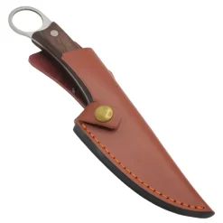 Couteau Nordique lame acier inox 10cm manche acacia avec étui* Online