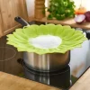 Couvercle anti-débordement silicone 33cm feuilles cuisine*Pradel France Online