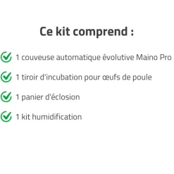 Couveuse + 1 Tiroir de caille à poule + 1 Panier d'éclosion + 1 Kit humidification*MAINO Clearance