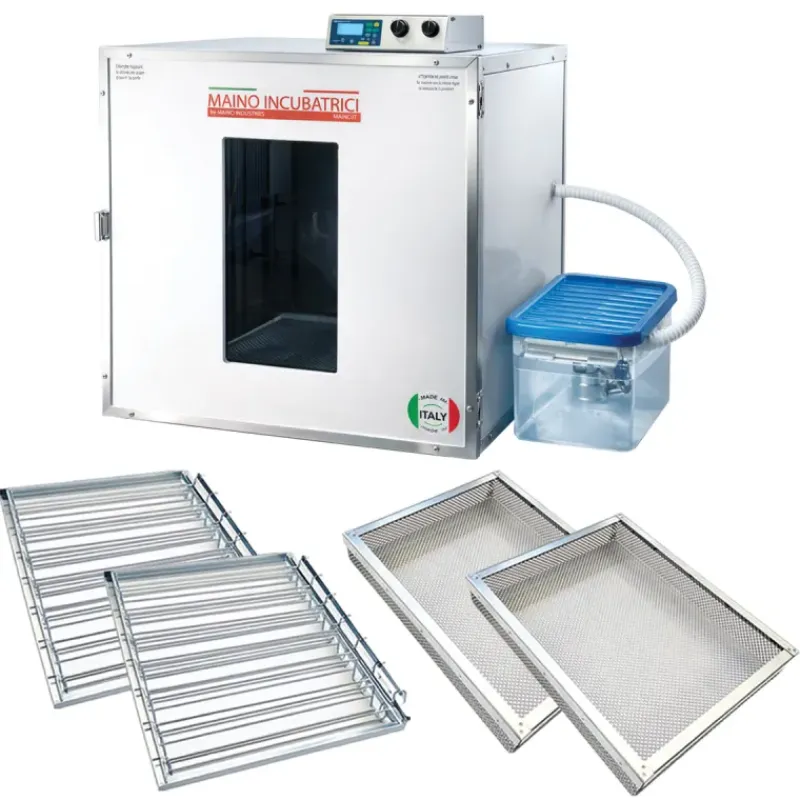 Couveuse + 2 Tiroirs caille à poule + 2 Paniers d'éclosion + 1 Kit humidification*MAINO Best