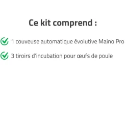 Couveuse + 3 Tiroirs de caille à poule*MAINO Clearance
