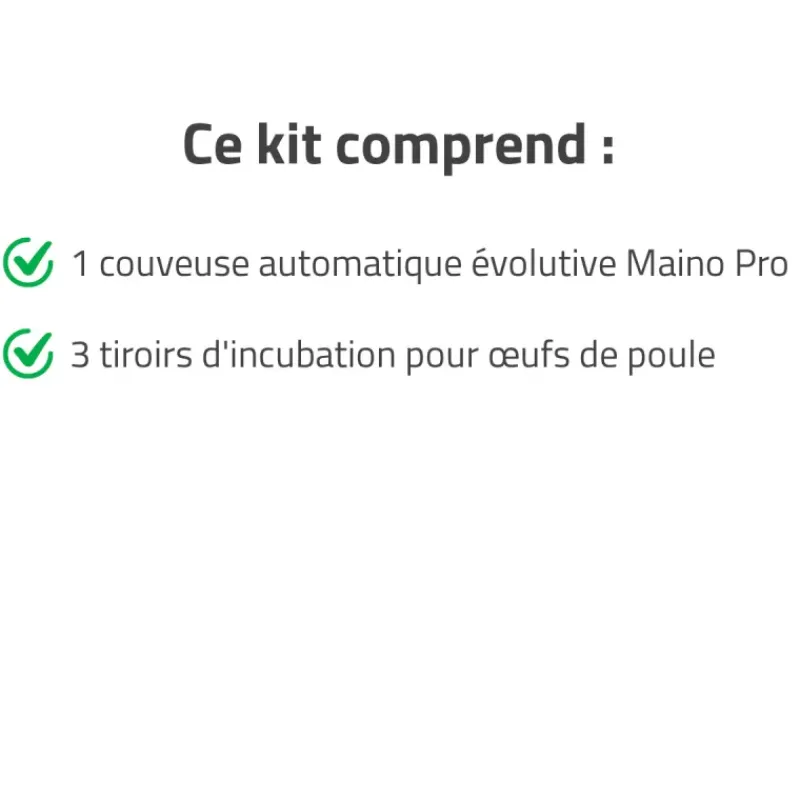 Couveuse + 3 Tiroirs de caille à poule*MAINO Clearance