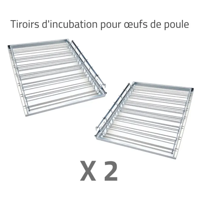 Couveuse + 2 Tiroirs de caille à poule + 1 Panier d'éclosion + 1 Kit humidification*MAINO Sale