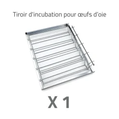 Couveuse + 2 Tiroirs de caille à poule + 1 Tiroir oeufs oie - paon -dinde + 1 Panier d'éclosion*MAINO New