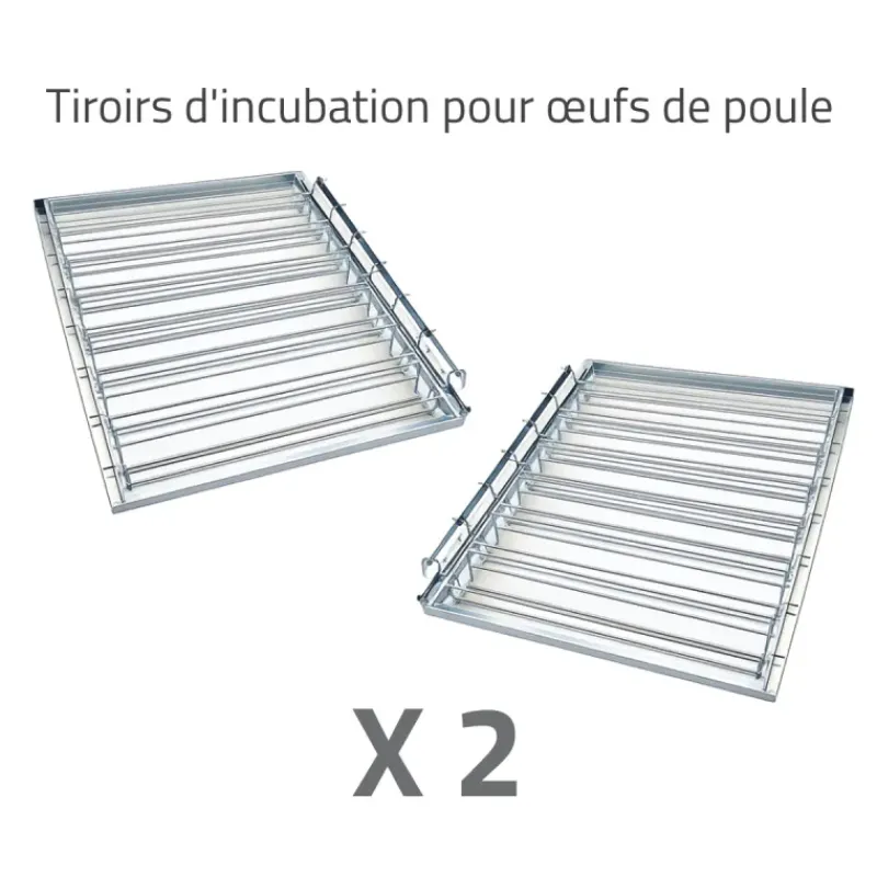 Couveuse + 2 Tiroirs de caille à poule + 2 Paniers d'éclosion*MAINO Sale
