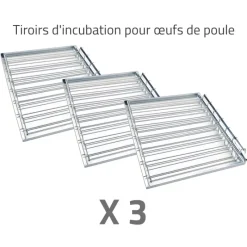 Couveuse + 3 Tiroirs de caille à poule + 1 Panier d'éclosion + 1 Kit humidification*MAINO Sale