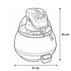 Couveuse automatique Covatutto 16L Pro*Novital Outlet