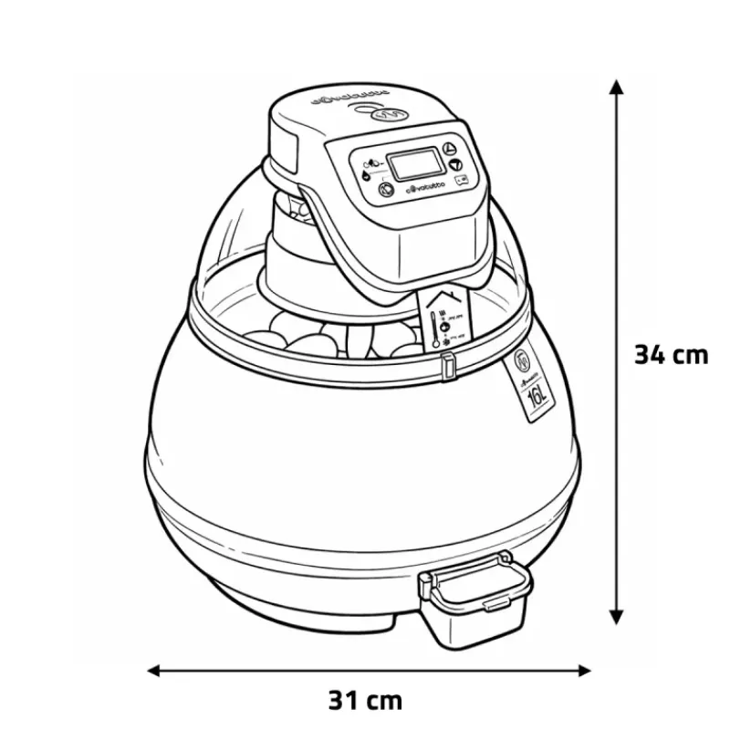 Couveuse automatique Covatutto 16L Pro*Novital Outlet