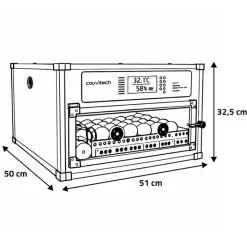Couveuse Automatique PRO ® 68 œufs - Incubation Haute Performance*Couvitech Hot