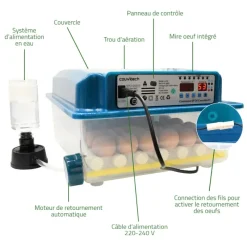 Couveuse Automatique SP ® 36 Œufs - Incubation Professionnelle et Fiable*Couvitech Outlet