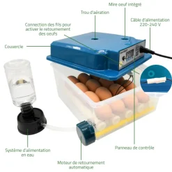 Couveuse Automatique SP ® 16 Œufs - Incubation Homogène et Stable*Couvitech New