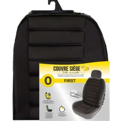 Couvre siège universel noir avec coussinets maintien parfait* New