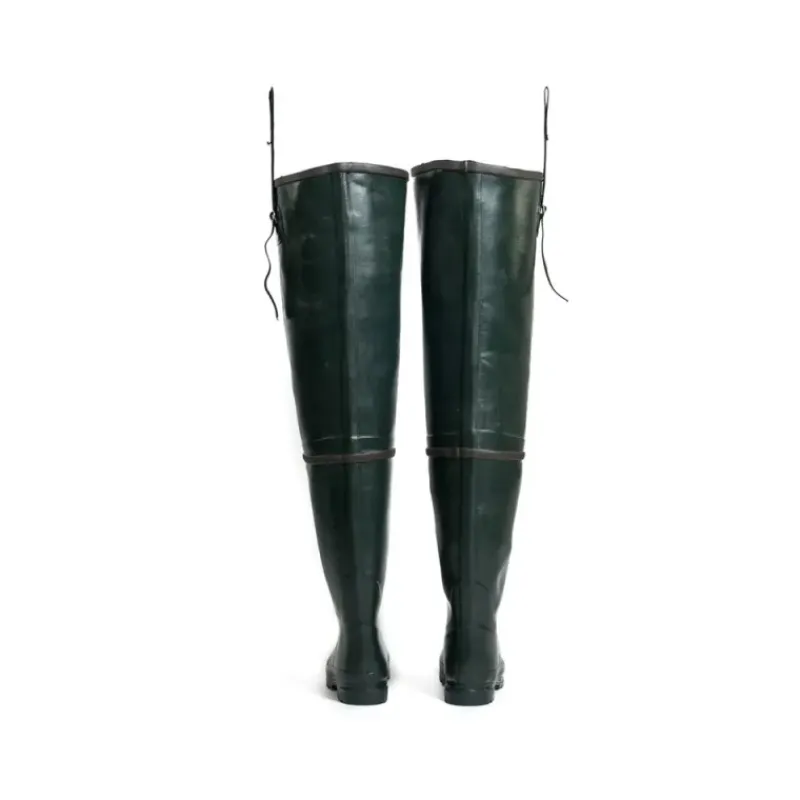 Cuissardes robustes caoutchouc doublé néoprène 3mm vert*GoodYear