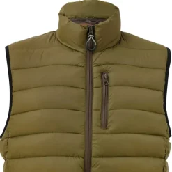 Doudoune sans manche polyamide kaki M à 2XL*Idaho Discount