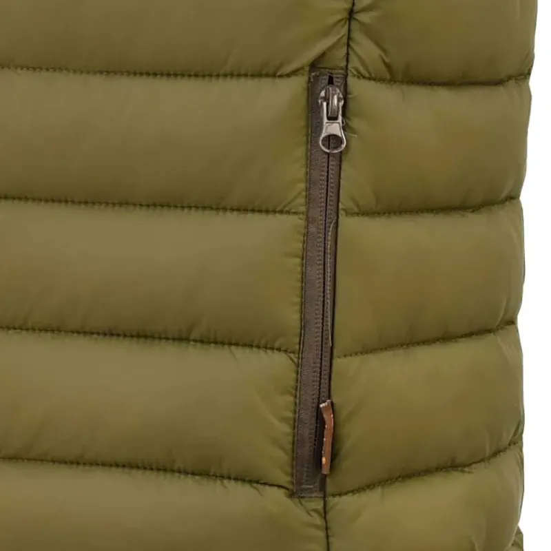 Doudoune sans manche polyamide kaki M à 2XL*Idaho Discount