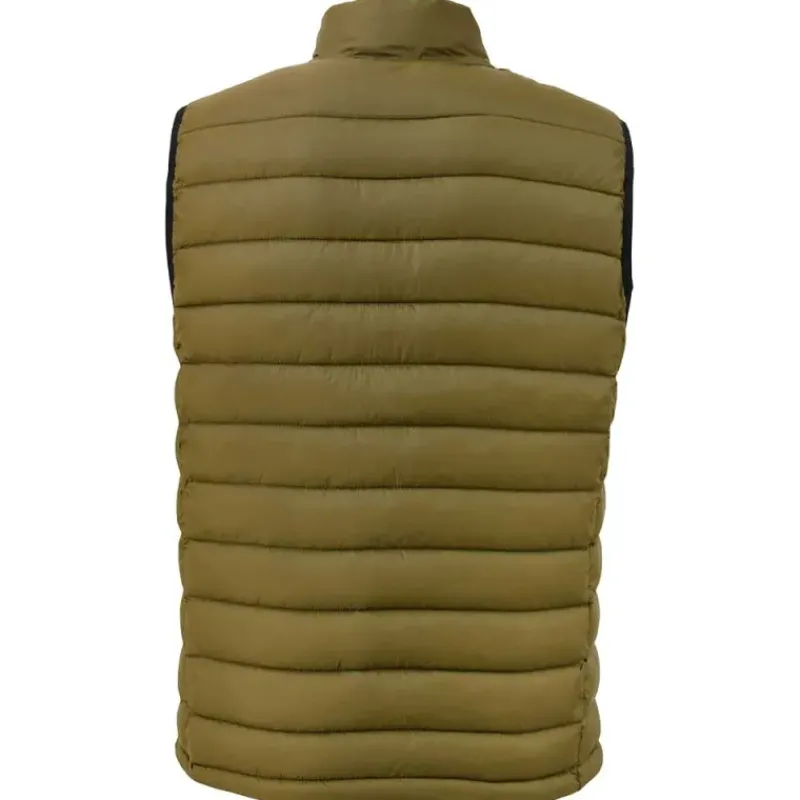 Doudoune sans manche polyamide kaki M à 2XL*Idaho Discount