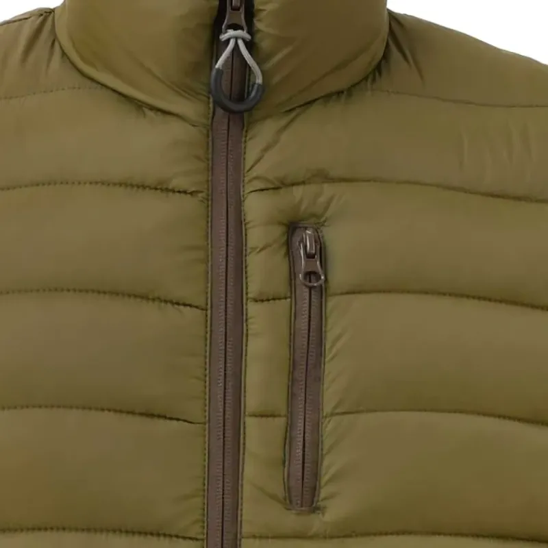 Doudoune sans manche polyamide kaki M à 2XL*Idaho Discount