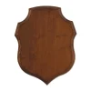 Ecusson chasse trophée chêne ciré 34x28cm*
