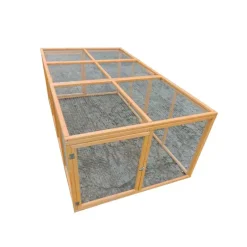 Enclos en bois 2 portes latérales 200 x 115 x 75 cm* New