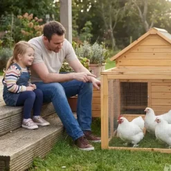 Enclos pour poulailler confort 80 X 75 X 60 cm*Ducatillon Discount